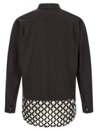 Comme Des Garçons Homme Plus Bicolor Mesh Insert Shirt White, view 2