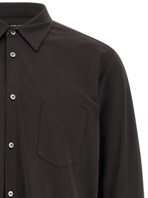 Comme Des Garçons Homme Plus Bicolor Mesh Insert Shirt White, view 3