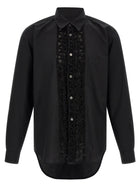 Comme Des Garçons Homme Plus Decorated Panel Shirt Black