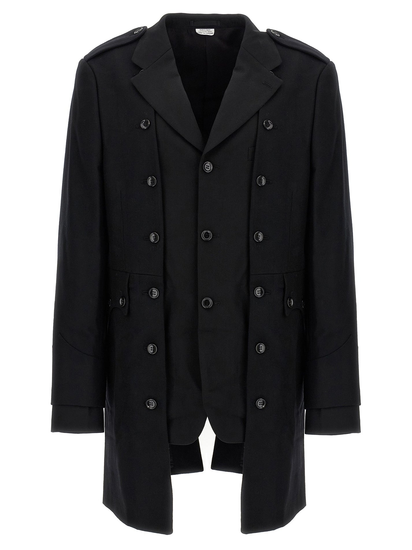 COMME DES GARÇONS HOMME PLUS - COMME DES GARÇONS HOMME PLUS - Double layer blazer coat - Men’s Outerwear