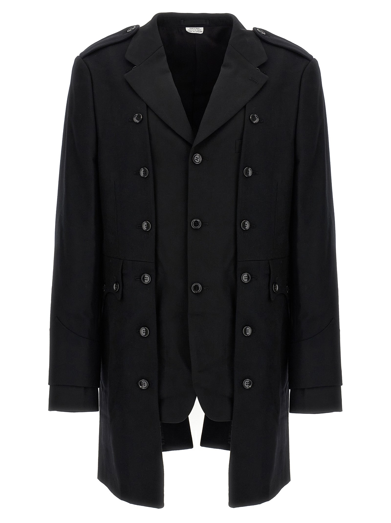 COMME DES GARÇONS HOMME PLUS - COMME DES GARÇONS HOMME PLUS - Double layer blazer coat - Men’s Outerwear