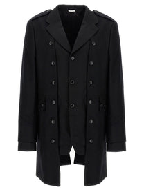 COMME DES GARÇONS HOMME PLUS - COMME DES GARÇONS HOMME PLUS - Double layer blazer coat - Men’s Outerwear