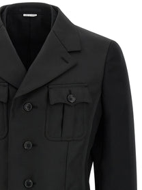 COMME DES GARÇONS HOMME PLUS - COMME DES GARÇONS HOMME PLUS - Double layer blazer jacket - Men’s Clothing