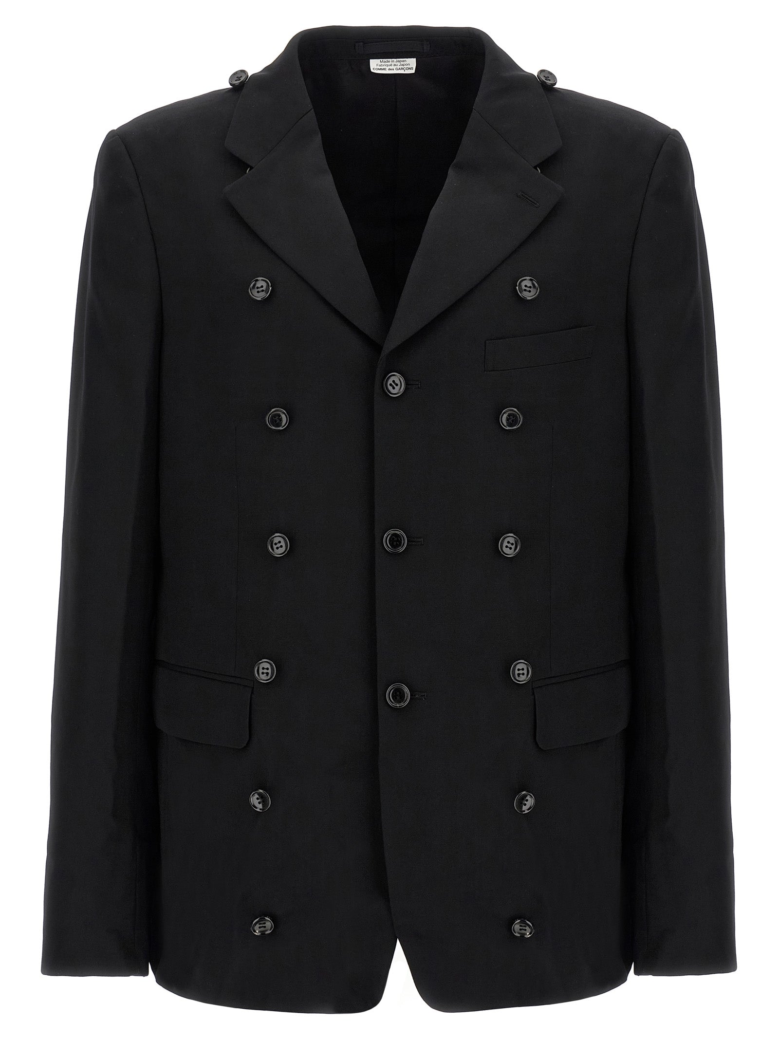 COMME DES GARÇONS HOMME PLUS - COMME DES GARÇONS HOMME PLUS - Double layer blazer coat - Men’s Outerwear