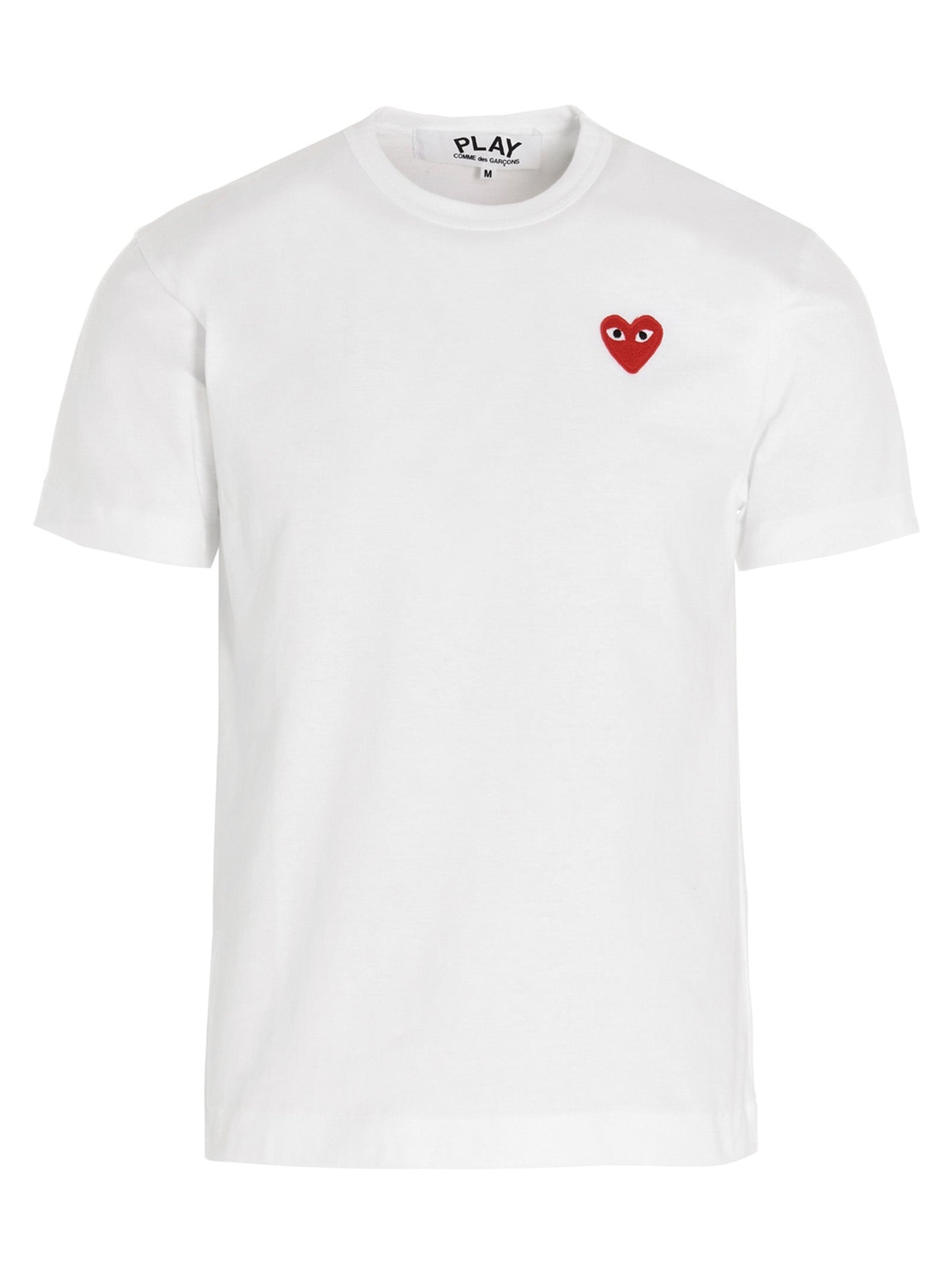 COMME DES GARÇONS PLAY - COMME DES GARÇONS PLAY - Logo patch t-shirt - Men’s Top