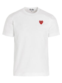 COMME DES GARÇONS PLAY - COMME DES GARÇONS PLAY - Logo patch t-shirt - Men’s Top
