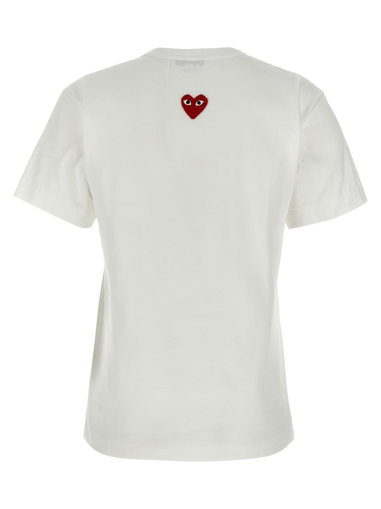 COMME DES GARÇONS PLAY - COMME DES GARÇONS PLAY - ’Heart Patch’ T-shirt - Women’s Tops
