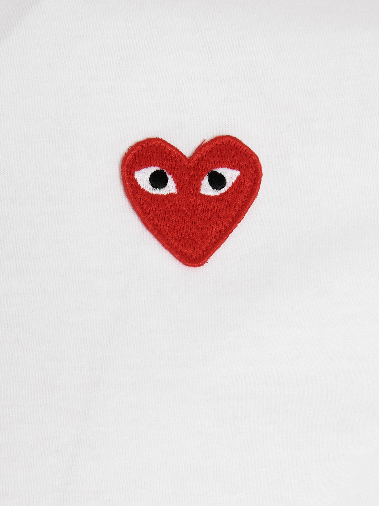 COMME DES GARÇONS PLAY - COMME DES GARÇONS PLAY - Logo patch t-shirt - Men’s Top