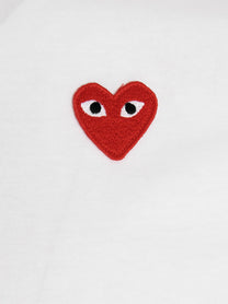 COMME DES GARÇONS PLAY - COMME DES GARÇONS PLAY - Logo patch t-shirt - Men’s Top