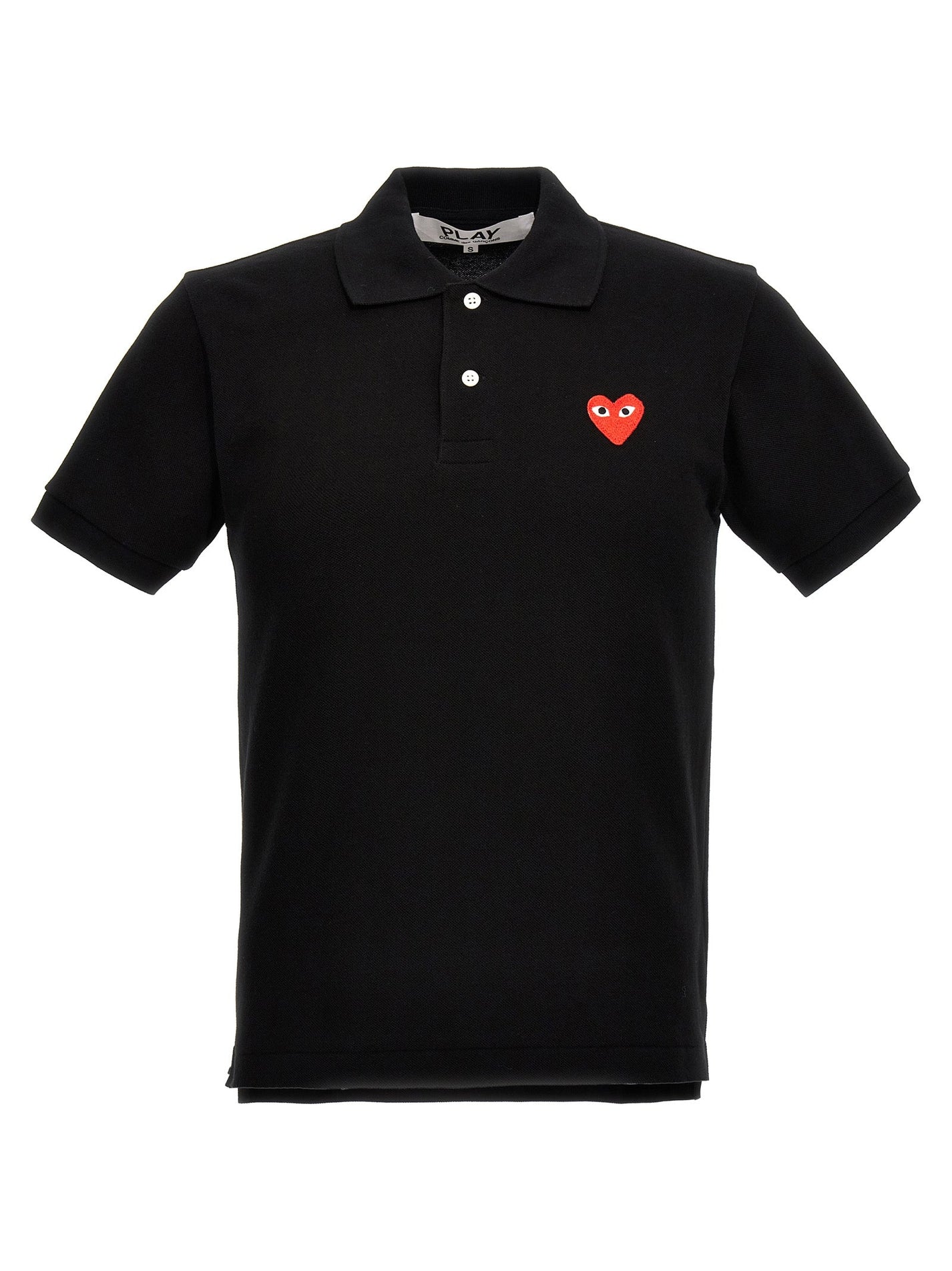 COMME DES GARÇONS PLAY - COMME DES GARÇONS PLAY - Logo patch polo shirt - Men’s Top