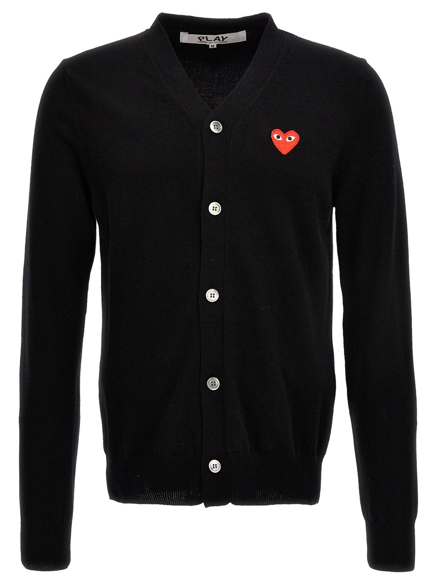 COMME DES GARÇONS PLAY - COMME DES GARÇONS PLAY - ’Heart’ cardigan - Men’s Knitwear