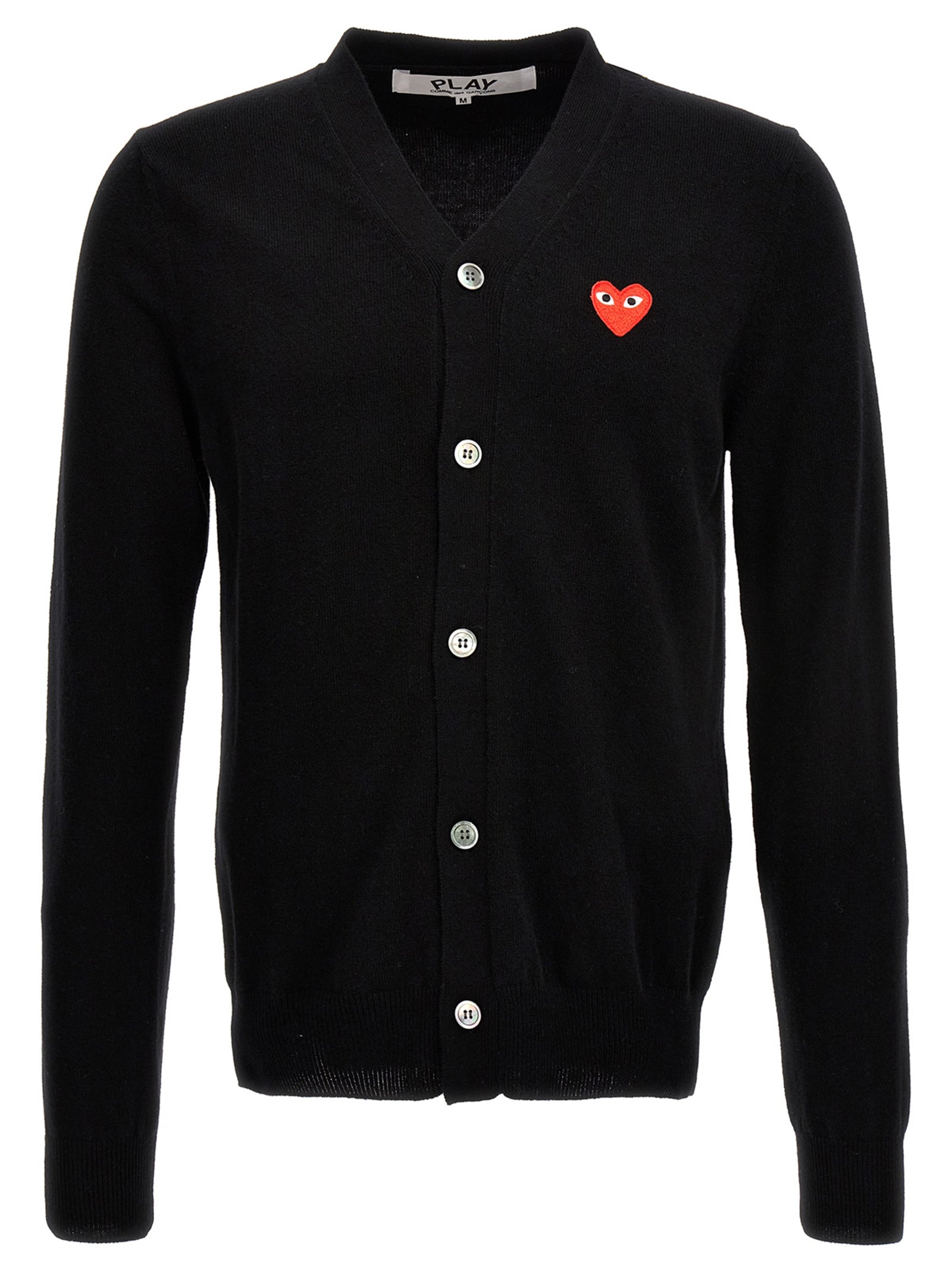 COMME DES GARÇONS PLAY - COMME DES GARÇONS PLAY - ’Heart’ cardigan - Men’s Knitwear