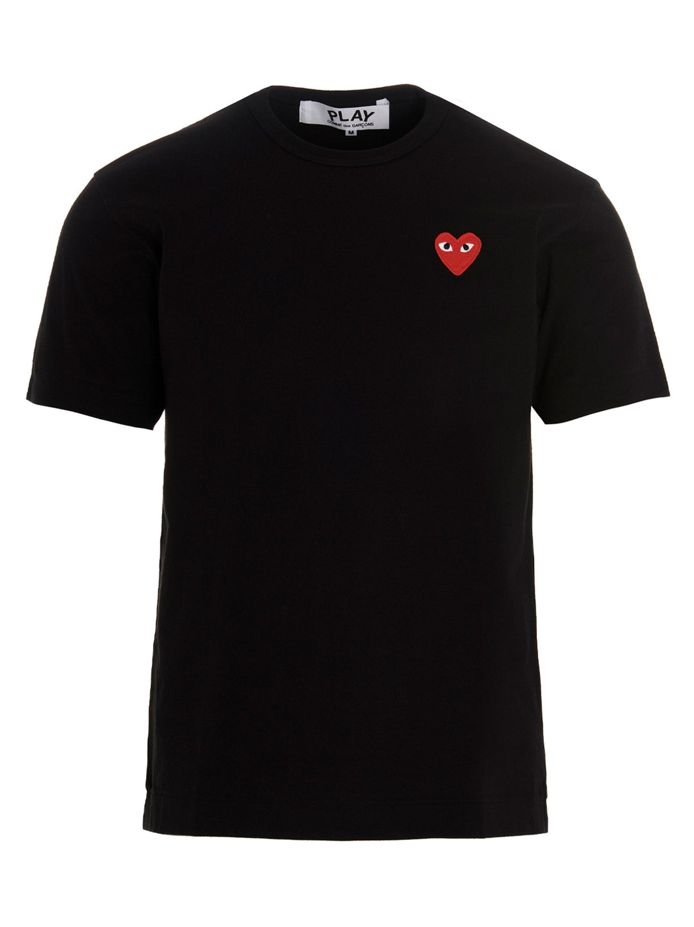 COMME DES GARÇONS PLAY - COMME DES GARÇONS PLAY - Logo patch t-shirt - Men’s Top