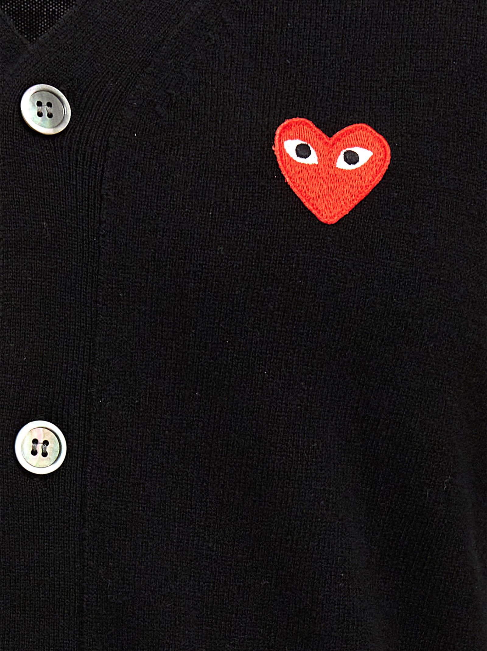 COMME DES GARÇONS PLAY - COMME DES GARÇONS PLAY - ’Heart’ cardigan - Men’s Knitwear
