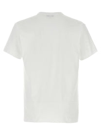COMME DES GARÇONS PLAY - COMME DES GARÇONS PLAY - Printed T-shirt and logo patch - Men’s Top