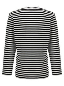 COMME DES GARÇONS PLAY - COMME DES GARÇONS PLAY - Logo patch stripes t-shirt - Men’s Top