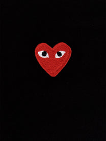 COMME DES GARÇONS PLAY - COMME DES GARÇONS PLAY - Logo patch t-shirt - Men’s Top