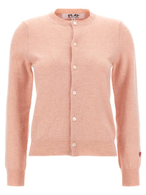 COMME DES GARÇONS PLAY - COMME DES GARÇONS PLAY - ’Small Heart’ cardigan - Women’s Knitwear