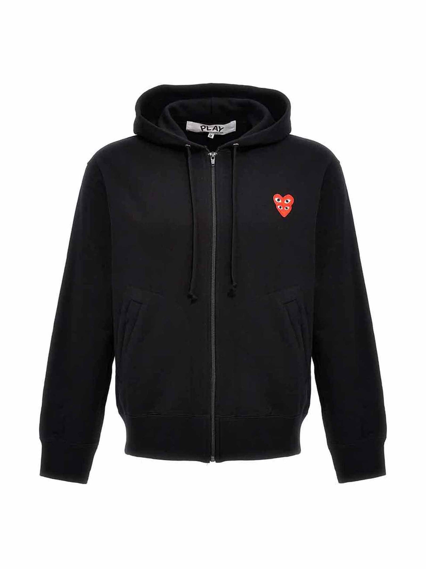 COMME DES GARÇONS PLAY - COMME DES GARÇONS PLAY - ’Double Heart’ hoodie - Men’s Sweatshirts
