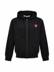 COMME DES GARÇONS PLAY - COMME DES GARÇONS PLAY - ’Double Heart’ hoodie - Men’s Sweatshirts