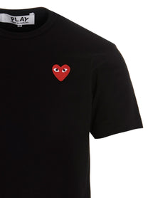 COMME DES GARÇONS PLAY - COMME DES GARÇONS PLAY - Logo patch t-shirt - Men’s Top