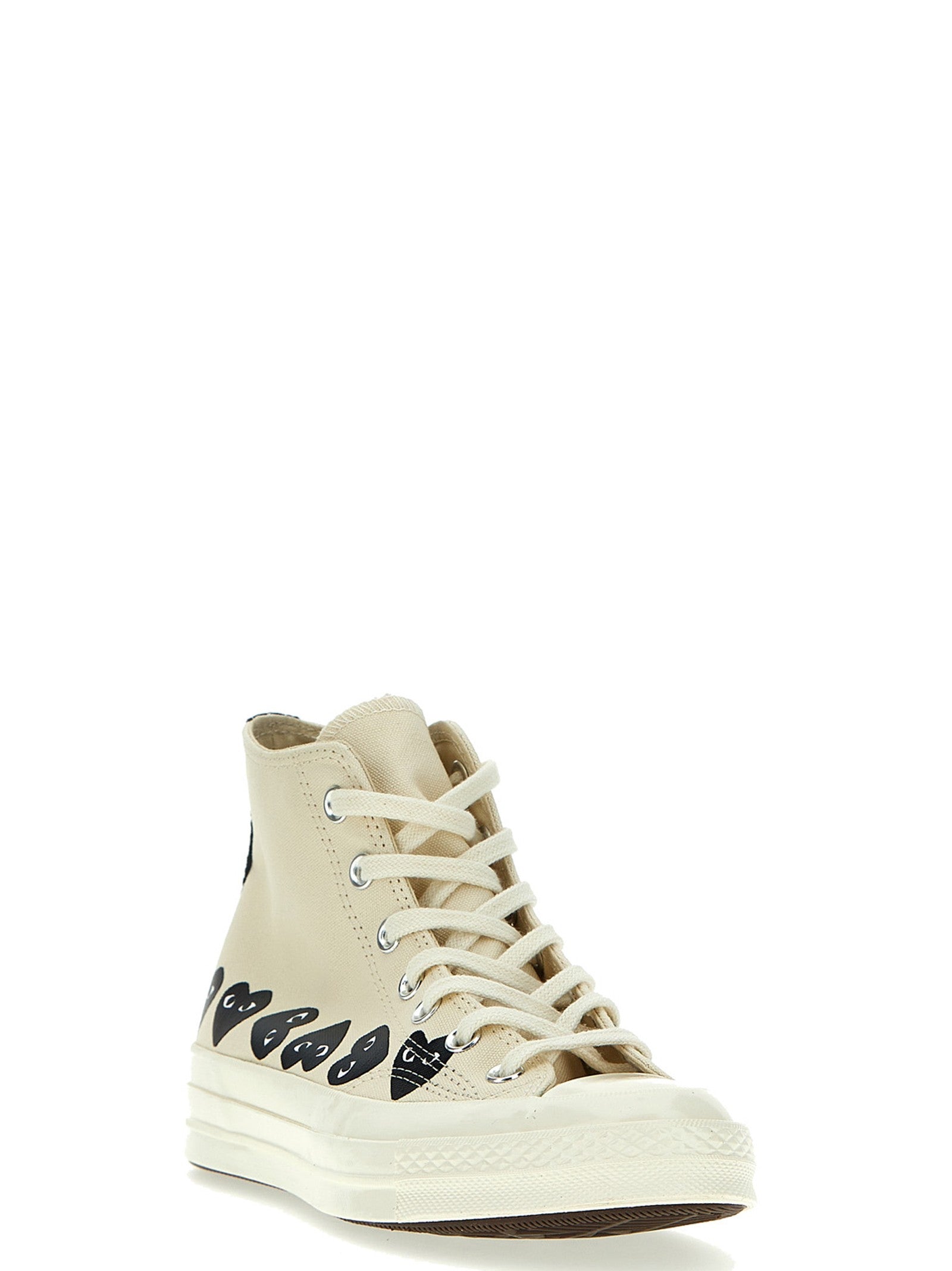 Comme Des Garcons Play Comme Des Garçons Play Converse Sneakers White