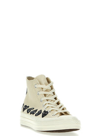 Comme Des Garcons Play Comme Des Garçons Play Converse Sneakers White
