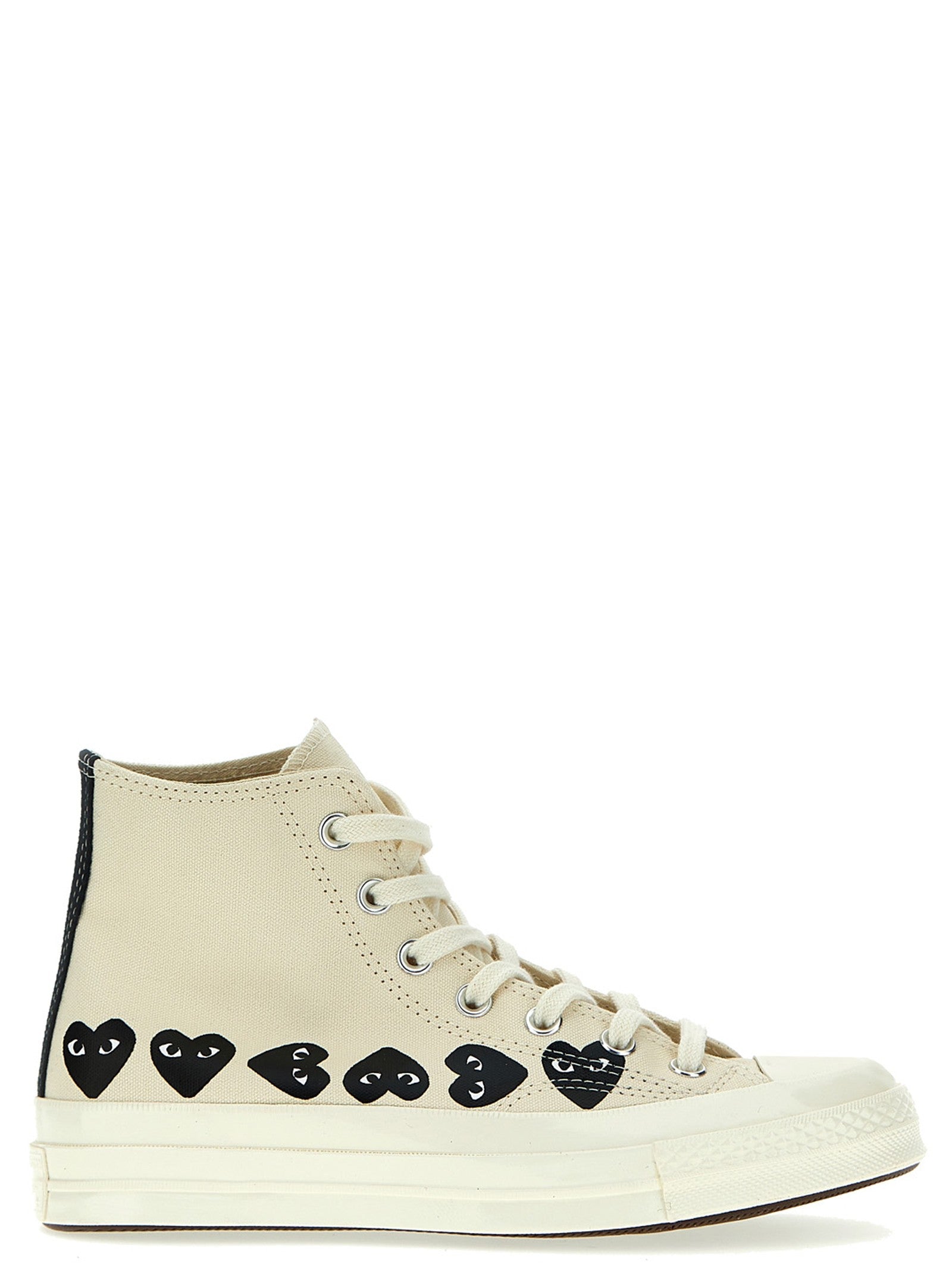 Comme Des Garcons Play Comme Des Garçons Play Converse Sneakers White