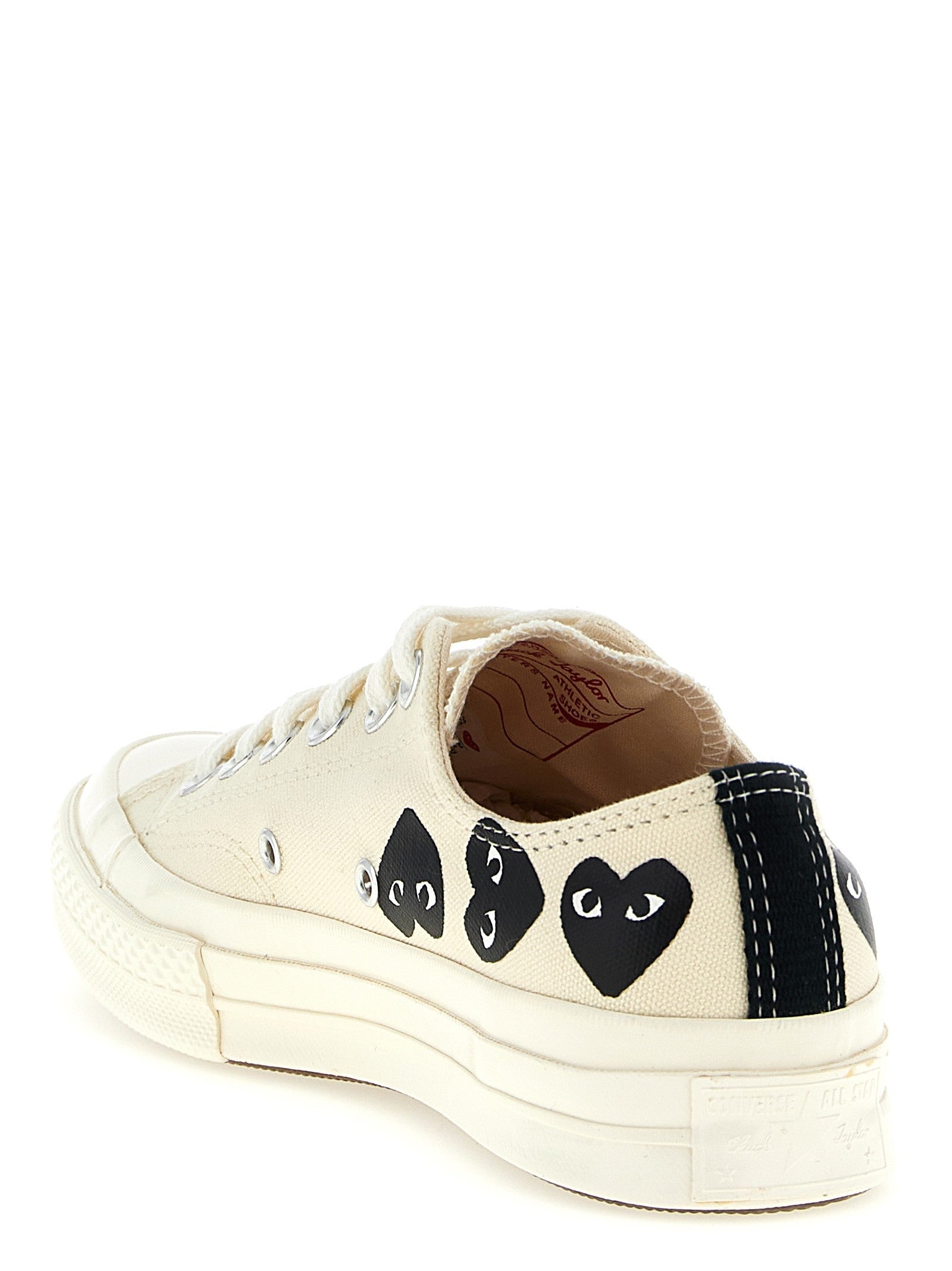 Comme Des Garcons Play Comme Des Garçons Play Converse Sneakers White
