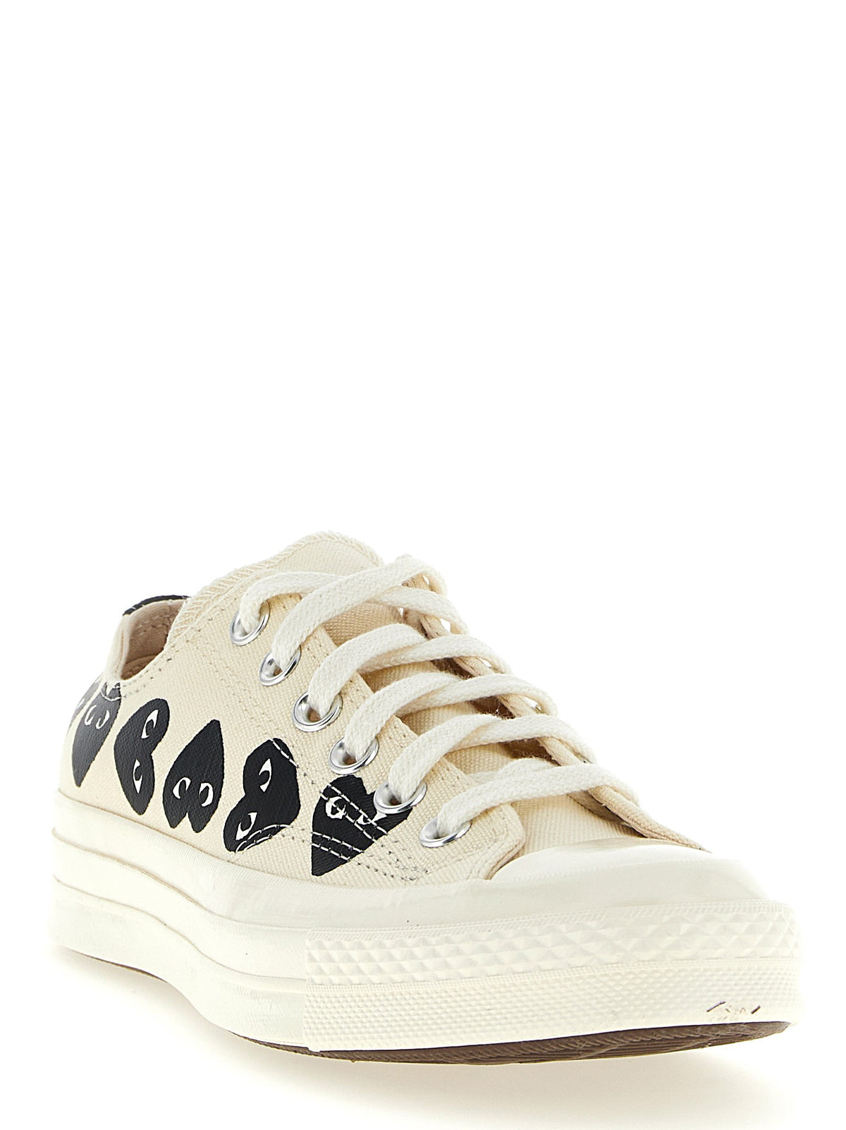 Comme Des Garcons Play Comme Des Garçons Play Converse Sneakers White, view 2