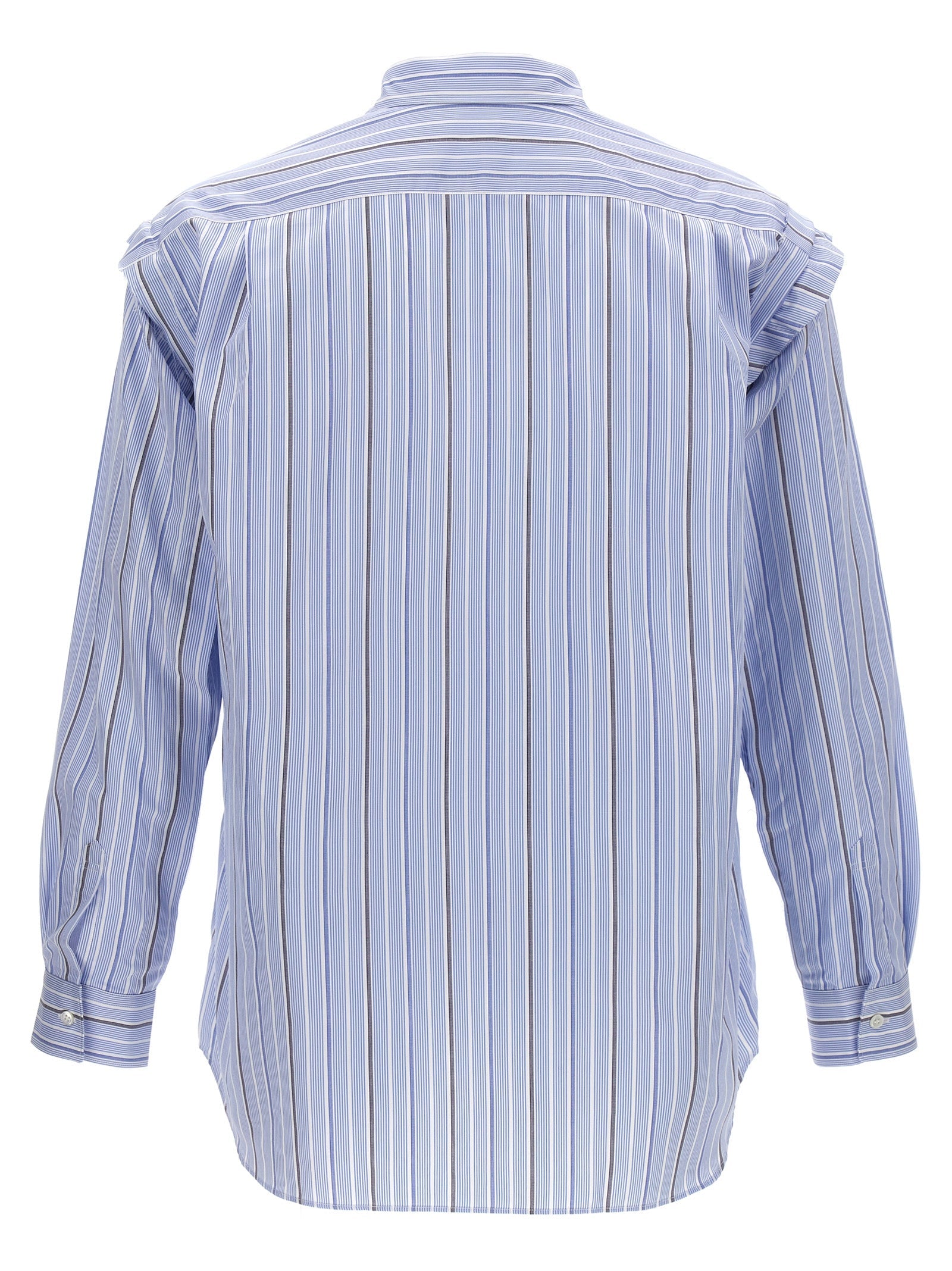 COMME DES GARCONS SHIRT - COMME DES GARCONS SHIRT - Unfinished striped shirt - Men’s Tops