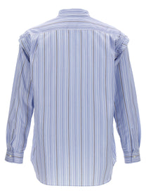 COMME DES GARCONS SHIRT - COMME DES GARCONS SHIRT - Unfinished striped shirt - Men’s Tops