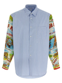 COMME DES GARCONS SHIRT - COMME DES GARCONS SHIRT - Patterned sleeve shirt - Men’s Tops