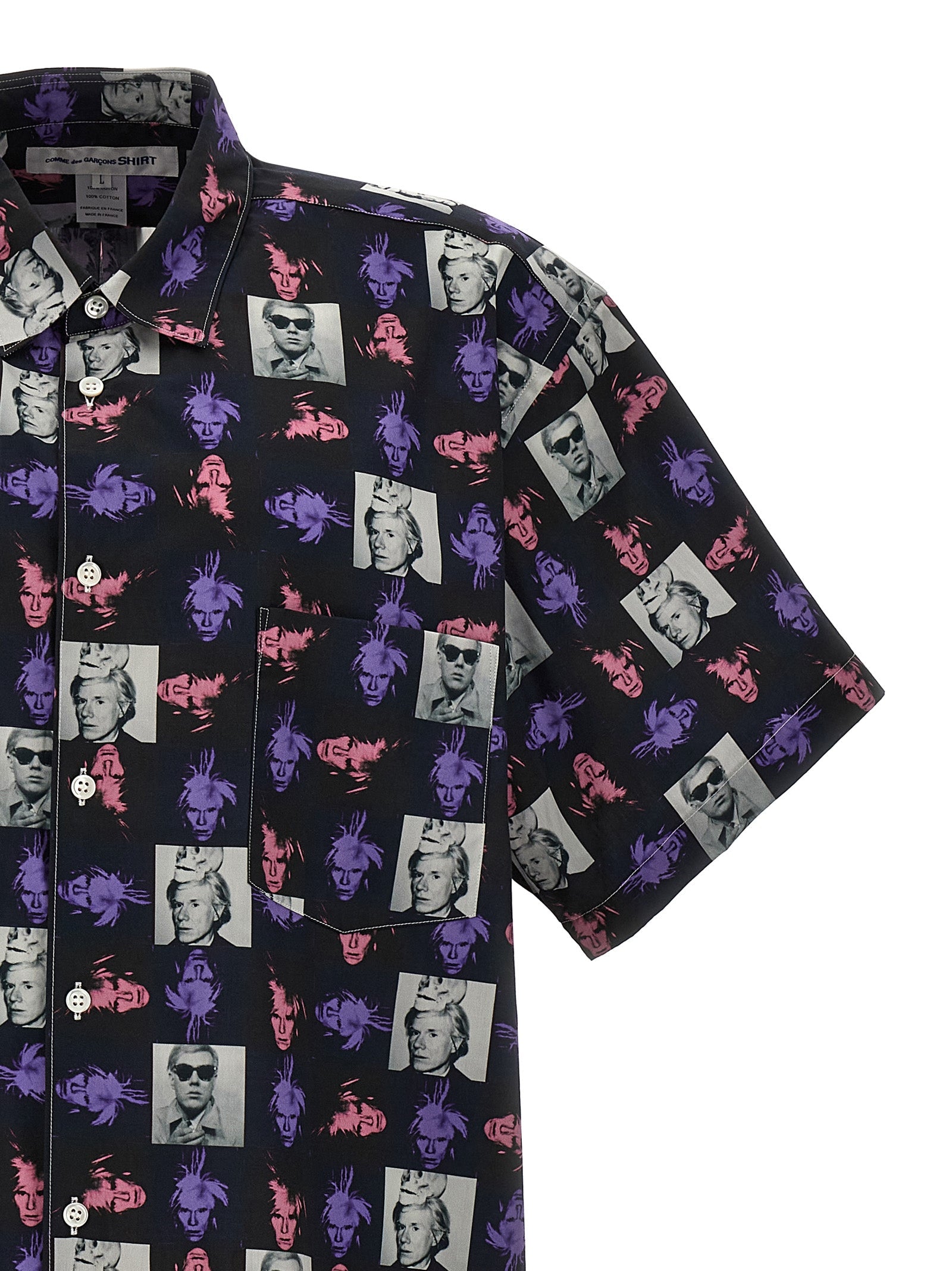 COMME DES GARCONS SHIRT - COMME DES GARCONS SHIRT - ’Andy Warhol’ shirt - Men’s Tops