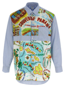 COMME DES GARCONS SHIRT - COMME DES GARCONS SHIRT - Patterned inserts shirt - Men’s Tops