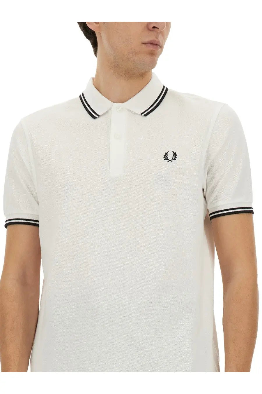 Comme Des Garcons Shirt Men's Strong Will Polo Shirt White, view 4