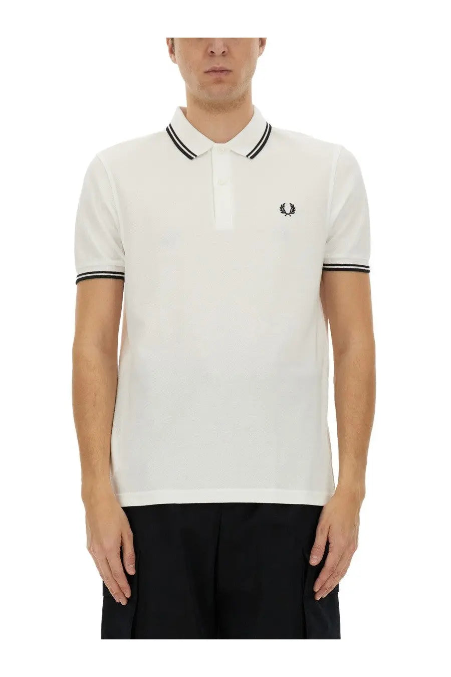 Comme Des Garcons Shirt Men's Strong Will Polo Shirt White