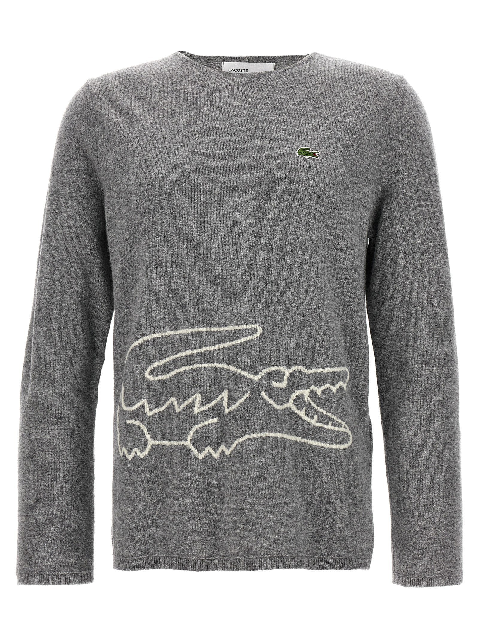 Comme Des Garcons Shirt Comme Des Garcons Shirt Lacoste Sweater Grey