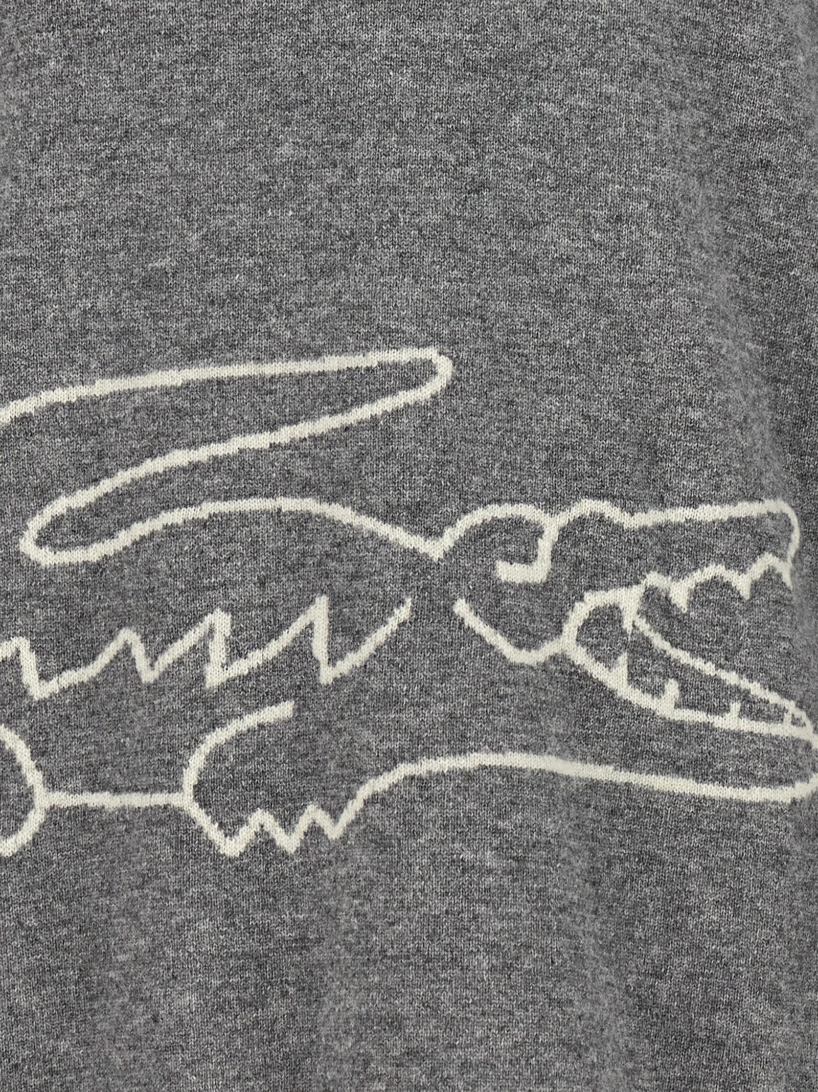Comme Des Garcons Shirt Comme Des Garcons Shirt Lacoste Sweater Grey