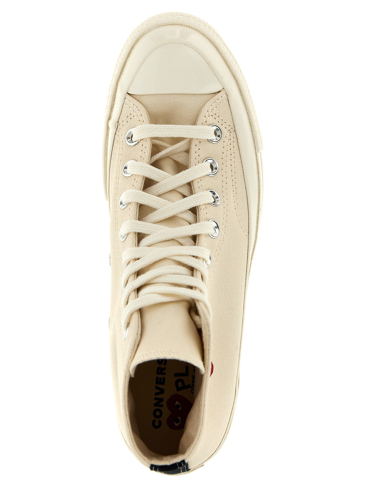 Comme Des Garcons Play Comme Des Garçons Sneakers Play Converse White, view 4