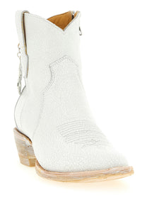 Comme Des Garçons Comme Des Garçons Mexicana Ankle Boots White