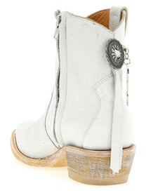 Comme Des Garçons Comme Des Garçons Mexicana Ankle Boots White