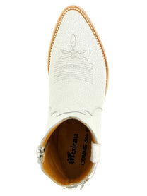 Comme Des Garçons Comme Des Garçons Mexicana Ankle Boots White