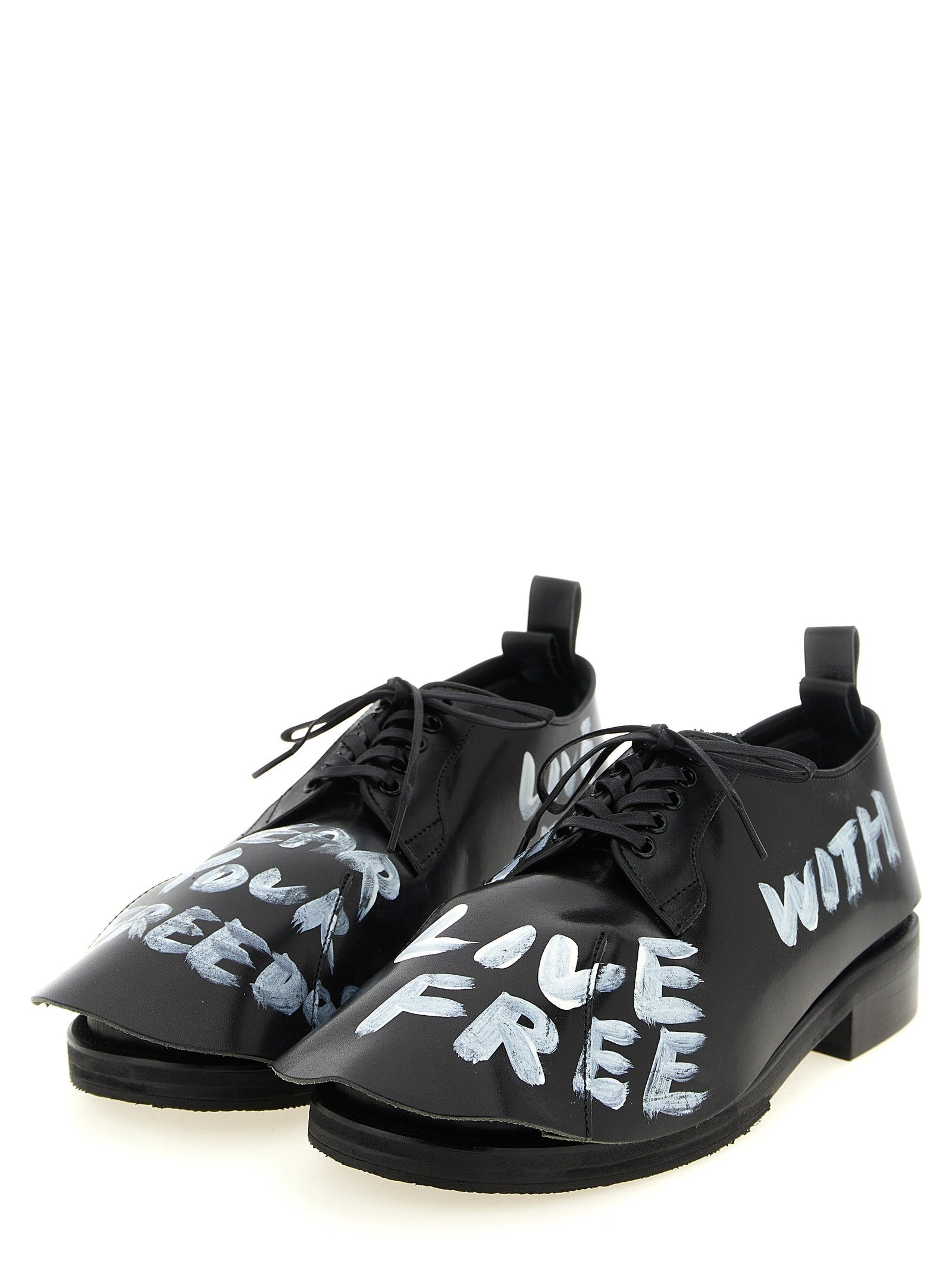 Comme Des Garçons Homme Plus Commedesgarçonshommeplus Kidslovegaite Lace up Shoes Black