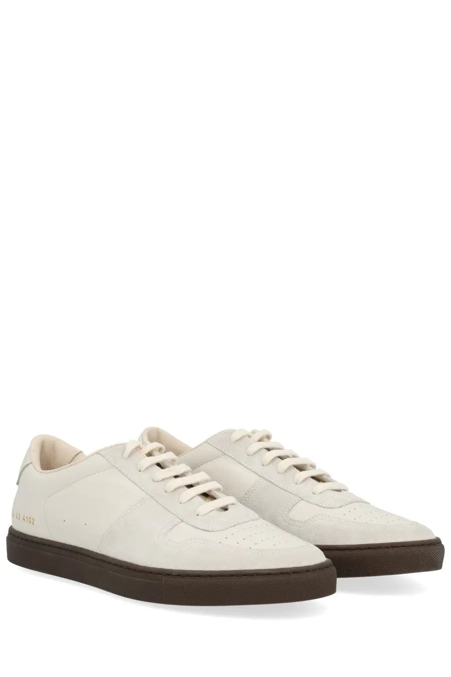 Common Projects Men's Bball Slim Sneaker White, view 2
