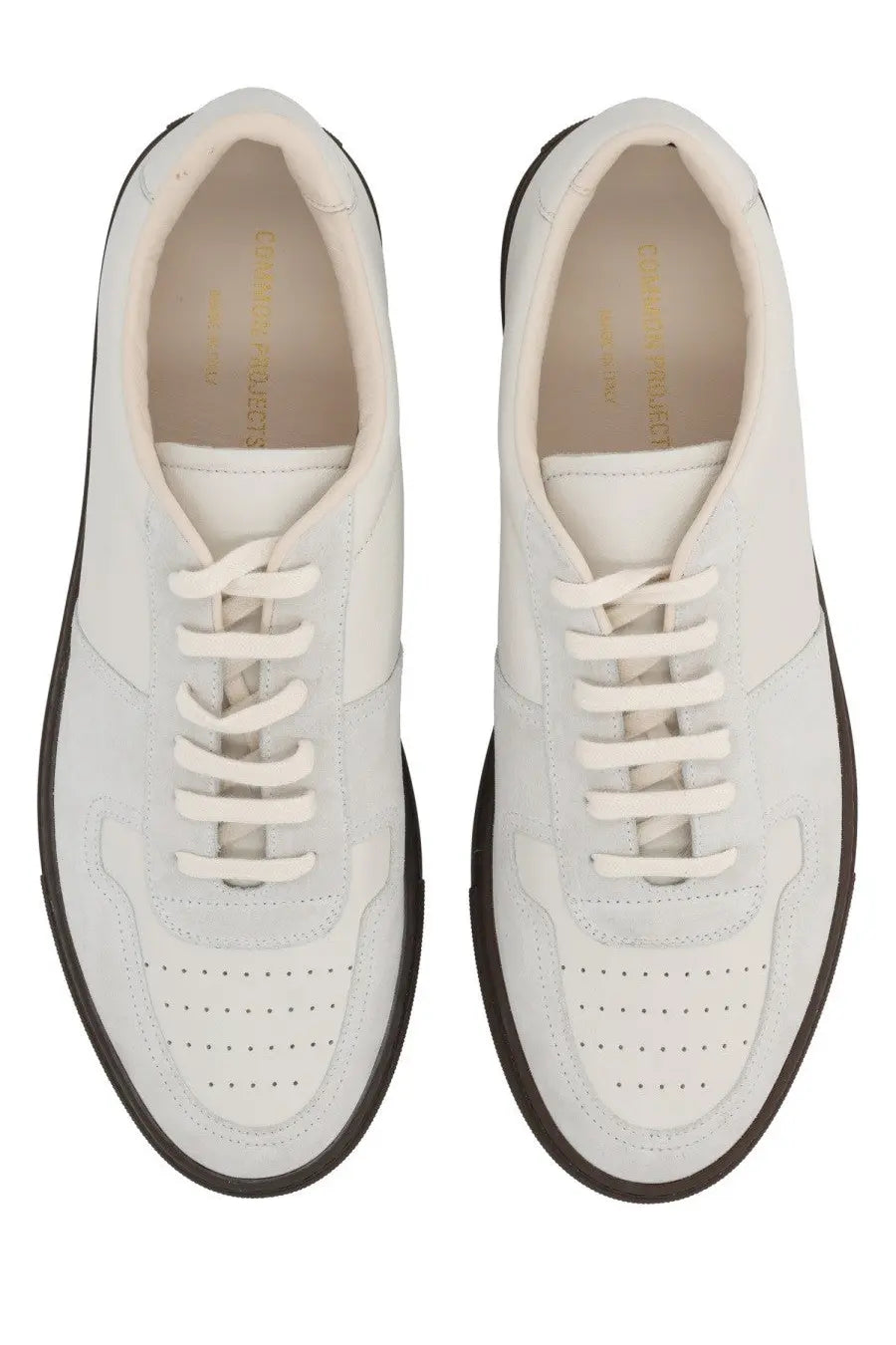 Common Projects Men's Bball Slim Sneaker White, view 5