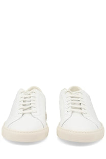 Common projects men’s sneaker achilles white leather low-top sneaker with matching laces and minimalist design