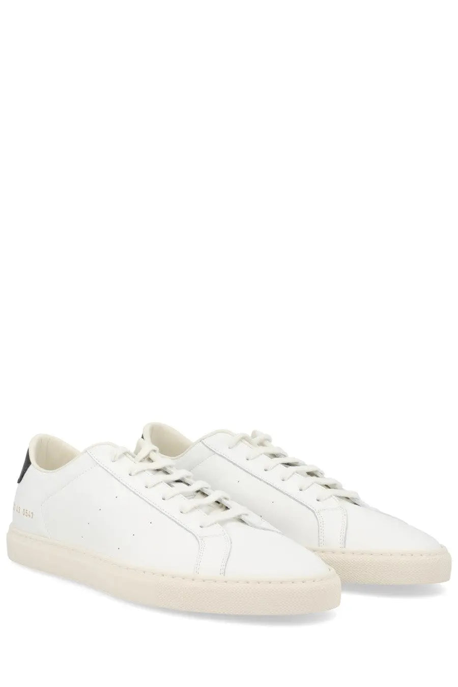 Common Projects men’s sneaker Achilles white leather with minimalist design and subtle stitching details
