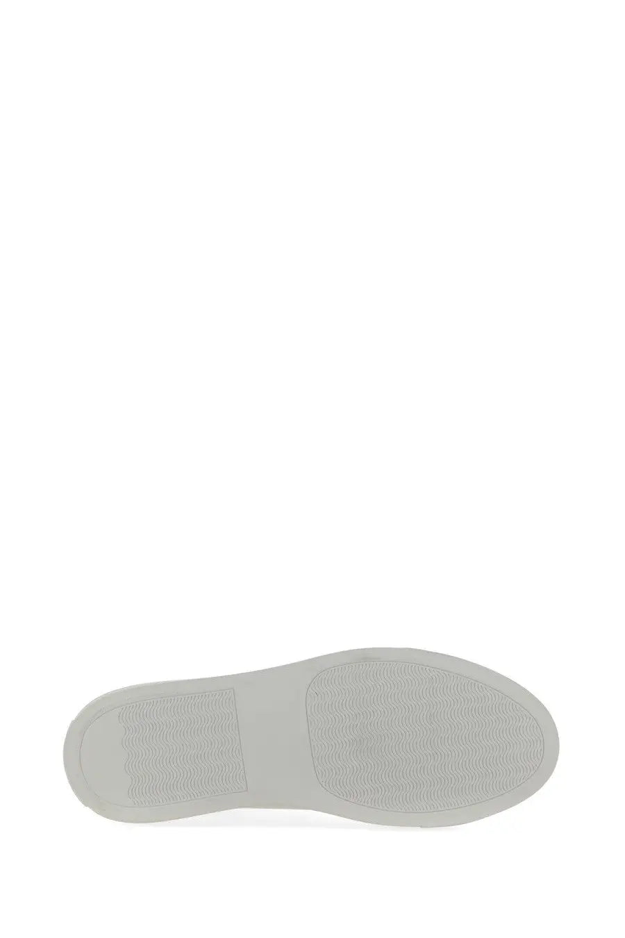Common projects women’s low original achilles sneaker white showing white rubber sole with minimalist textured grip patterns