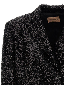 Le Twins Como Double Breasted Blazer Black